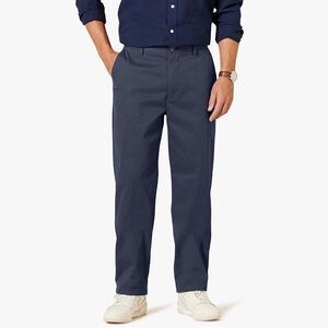 Mens Classic-fit Wrinkle-Resistant Flat-Front Chino Pant